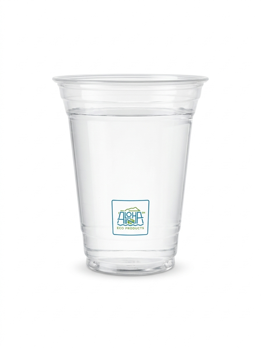 Aloha Aina branded PLA cup